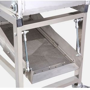 Máy phân loại lá trà bằng thép không gỉ 330W đa chức năng, tự động, nhỏ gọn, màu đen, dùng cho chế biến trà xanh, trà Tieguanyin, thích hợp cho tiệm bánh - Product Image 5