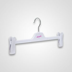 Produsen Langsung Pakaian Plastik Celana Pria Gantungan Kait Logam dengan Klip Hy-3112 - Product Image 3