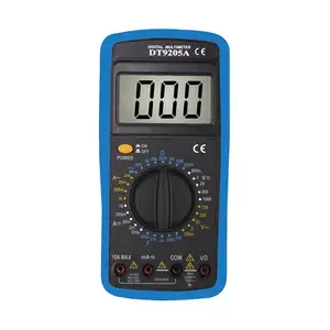 low cost simple Digital Multimeter without data hold DT9205A factory direct sale