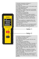Télémètre laser personnalisé 40M 130ft, ruban à mesurer laser, télémètre professionnel, outils de mesure de distance numériques