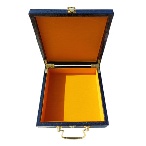 Caja de cuero PU personalizada <span class=keywords><strong>para</strong></span> cinturón, caja de madera de lujo con textura de cuero de cocodrilo <span class=keywords><strong>para</strong></span> regalo de <span class=keywords><strong>papá</strong></span> - Product Image 3