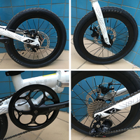 Nouveau JAVA x2 pliant vélo frein à disque 16 pouces 9 vitesses portable petite roue vélo garçons filles en alliage d'aluminium cadre Ultra léger