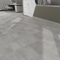 Hellgrauer Betons tein Marmor Kaufen Sie Bodenfliesen PVC Vinyl boden SPC Click Floor ing