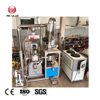 Machine de recyclage de plastique pour flocons de HDPE et PMMA, granulés semi-plastifiés, broyeur à disques pour la recyclage des déchets plastiques