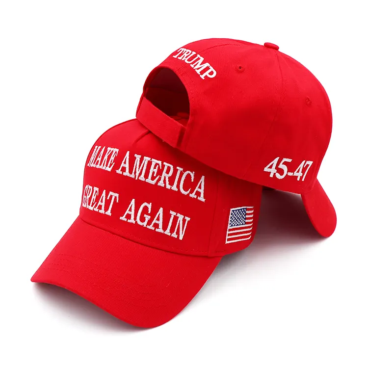 USA 2024 Magaหมวกร้อนขายเย็บปักถักร้อยเบสบอลหมวกMake America Great Againหมวก