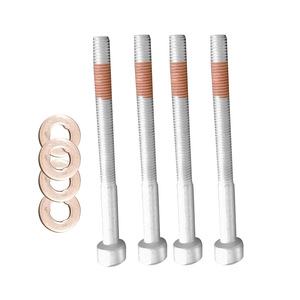 Pernos de inyector de combustible con arandelas A0009902907, cabeza hexagonal, acero clase 10.9 12.9, rosca UNC para Mercedes - Product Image 4