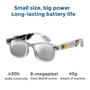 New Aimb-G2 <strong>Smart</strong> Eye <strong>Glasses</strong> 8MP 1080P Anti-Shake Camera WIFI Transfer ChatGPT Voice Control AI Translation <strong>Smart</strong> <strong>Glass</strong> - Product Image 2
