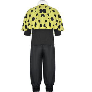 Costume de Cosplay Louhu Jujutsu Kaisen, tenue de personnage, cape noire et jaune à pois avec chapeau, Costume de jeu de rôle Anime pour adultes - Product Image 3