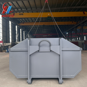 Atık bertarafı için 10-40 metreküp açık çöp bidonu hooklifts kanca asansör bin - Product Image 3