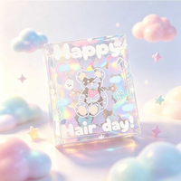 Boîte en plastique PET rigide transparente personnalisée OEM, conteneur résistant à la pression pour les noix, les produits secs, les petits cadeaux quotidiens, emballage