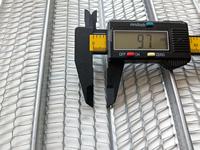 Malla de Acero Galvanizado Resistente de Fábrica, Malla Metálica para Enlucido de 3/8'' de Profundidad para Construcción, Refuerzo de Hormigón y Edificación