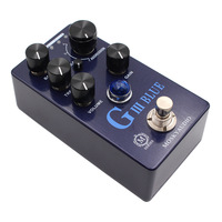 Pédale d'effet de guitare électrique MOSKYaudio G III BLUE Cabinet Overload Distortion en alliage d'aluminium
