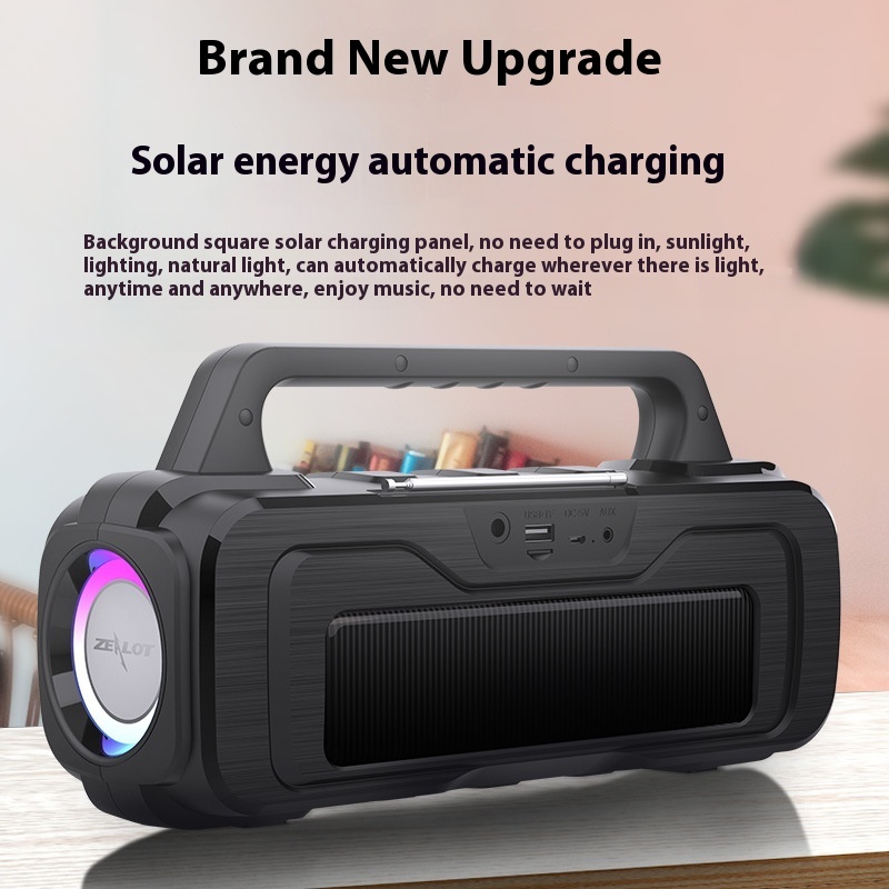 ZEALOT P2 for Bluetooth Speaker with Heavy Bass RGB LED USB Communication for Outdoor Radio for Square Dance Africa · image 2