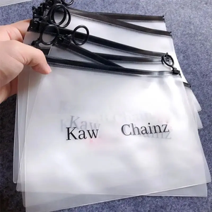 Bolsas de Embalaje de PVC con Cierre Hermético para Camisetas, Logotipo Personalizado, Cierre Esmerilado, Reciclable, 0.3mm de Grosor, Bolsa Mate para Ropa - Product Image 2