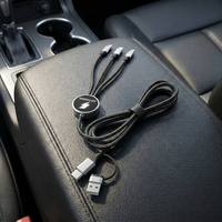 Câble de charge USB 5 en 1 avec logo LED lumineux, ensembles cadeaux Azon FBA, vente en gros pour détaillants e-commerce, électronique promotionnelle