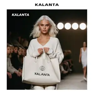 KALANTA hend kids designer beads luxury focal handbag customizing bucket bags hand custom leather design new