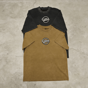 T-shirts à manches courtes pour hommes, coupe classique, en coton 100% respirant et écologique, avec logo personnalisé sur le devant, style streetwear - Product Image 2