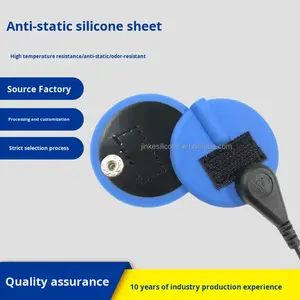 Autres électrodes multifonctionnelles, grande plaque, instrument de physiothérapie, accessoires universels de massage, électrode ovale en silicone - Product Image 2