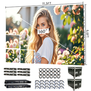 מסגרת תמונה עגולה בהתאמה אישית באיכות גבוהה, תיבת אור גלילה 32 אינץ', מסך תצוגת לד P26 COB, קיר וידאו - Product Image 5