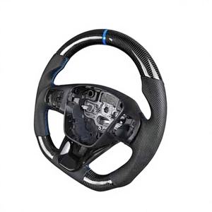 Volant <span class=keywords><strong>sport</strong></span> en cuir forgé avec affichage LED chauffant personnalisé pour Ford Fusion <span class=keywords><strong>Fiesta</strong></span> Explorer Focus Mk3/Mk2/<span class=keywords><strong>Mk7</strong></span>/S550 - Product Image 4