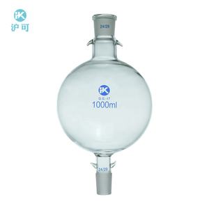 Huke 3.3 borosilikat cam çeşitli kapasiteli laboratuvar depolama rezervuar küre kromatografi kolonu - Product Image 4