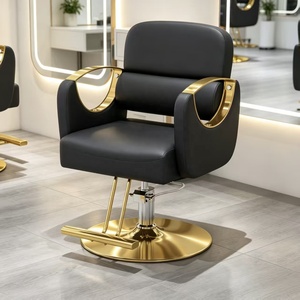 เก้าอี้ตัดผมปรับระดับได้สำหรับช่างทำผมมืออาชีพ เก้าอี้ร้านเสริมสวย - Product Image 1