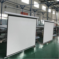 Écrans de projection électriques de 72 à 200 pouces Écran de cinéma Projection motorisée Écran blanc mat