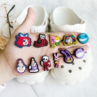 Nouvelles figurines magiques HY, accessoires de chaussures en PVC pour sabots, fleurs décoratives, boucles de chaussures, accessoires de chaussures DIY amovibles, décorations pour sabots