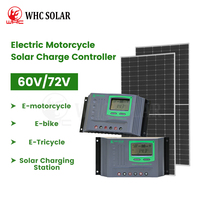 Contrôleur de charge solaire PWM 12V WHC 30A, régulateur de charge de batterie solaire pour la charge de moto électrique