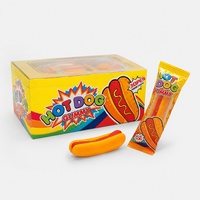 OEM Hotdog Gummy Candy Zachte Fruit Smaak Kauwgom Snoep