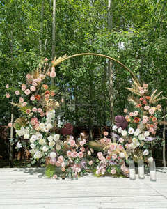 <span class=keywords><strong>Sfondo</strong></span> unico fiore di luna stile luna Flower Flower <span class=keywords><strong>sfondo</strong></span> per matrimonio festa di compleanno decorazioni - Product Image 6