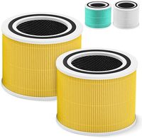 Filtre de remplacement HEPA H13 H14 professionnel OEM/ODM pour purificateur d'air, filtre à charbon actif pour l'élimination des odeurs et des squames d'animaux Levoit