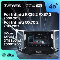 TEYES CC4 PRO para Infiniti FX35 2 FX37 2 2009 - 2013 QX70 2 2013 - 2017 CarPlay Android Auto 2DIN Autoradio Radio para Auto