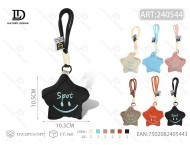 Porte-monnaie pendentif pentagramme, mini, avec sangle détachable, fermeture à fermoir, unisexe, en feutre non tissé, 13g, moins de 2 pouces - Product Image 1