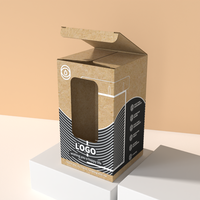 Boîtes d'expédition pour tasse à café en papier kraft imprimées de logo personnalisé écologique Boîte d'emballage pour tasses de verres
