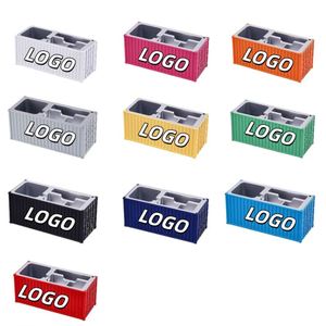 X527-1 Conteneur de rangement miniature en plastique personnalisé avec logo pour bureau et porte-cartes de visite - Product Image 1