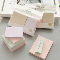 Notas Adhesivas Transparentes Reutilizables con Índice de Color Morandi Personalizadas al por Mayor, Bloc de Notas Kawaii