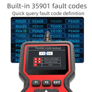 Outil de diagnostic Karadar V519 OBD2, scanner automobile pour la lecture des codes de panne du véhicule, réinitialisation de la préparation I/M et analyse de diagnostic - Product Image 6
