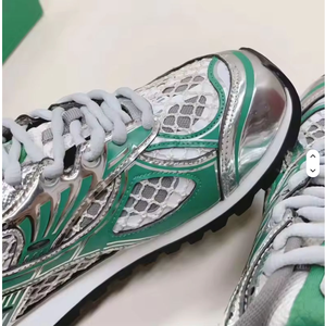 Sneakers alla Moda per Uomo e Donna, Nuove Scarpe BV di Design di Alta Qualità con Lacci Luminosi e Punta Morbida - Product Image 3