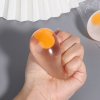 Jouet anti-stress sensoriel en forme de fruit, boule d'eau transparente, jouet à presser super doux pour les jeunes