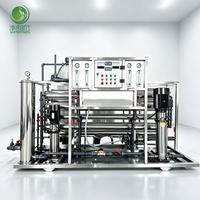 Installation d'osmose inverse à double étage haute performance pour la désalinisation, débit personnalisé pour l'approvisionnement en eau de l'industrie chimique et électronique