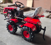 Meiqi 192 Essence 4x4 Mini Tracteur Motoculteur Motoculteur Véhicules électriques à quatre roues motrices