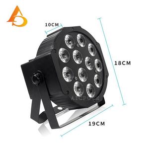 Venta Directa de Fábrica, 12 Piezas de Luces LED Par de 12w, Control DMX 512, RGBW 4en1, Luz Par para Interiores - Product Image 5