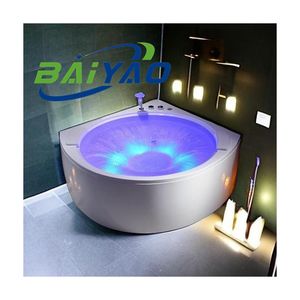 BAIYAO Smart 360 cascada Jakuzzi dos <span class=keywords><strong>personas</strong></span> interior Spa bañera independiente esquina bañeras y jacuzzier - Product Image 1