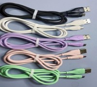 Câble de données USB Type-C vers Type-C 4-en-1 Perfect Class XNY-001 1M 4 cellules 3A Super Charge Rapide