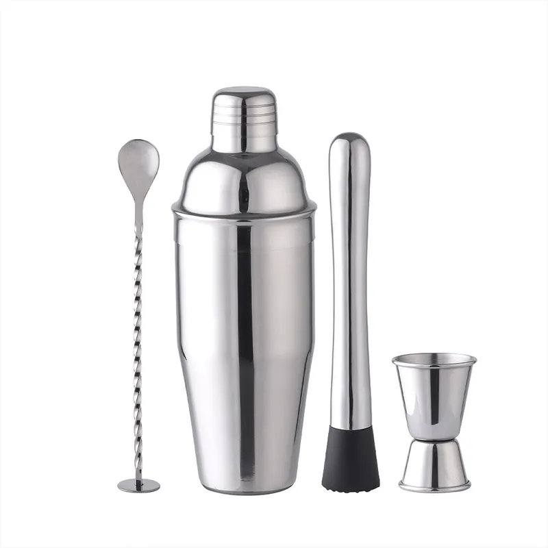 Pabrik Langsung 700Ml Stainless Steel Warna Kotak Hadiah Barware Pedesaan Jigger Bar Alat Hadiah Bartender Set