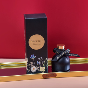 Ambientador de vidrio de aromaterapia sin fuego mongol Hotel hogar interior fragancia ornamento ratán volátil - Product Image 6