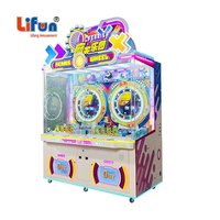 Lifun Rainny Machine de jeu d'arcade à monnayeur pour la distribution de prix, jeu de capture de balles en forme de grande roue, avec interface vocale anglaise, en fer et plastique, pour les fêtes foraines