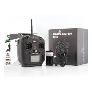 RadioMaster TX12 MKII 16 canales con gimbals Hall, compatible con OPENTX y EDGETX, control remoto ELRS para motores RC - Product Image 5