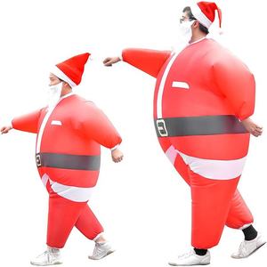 Costume de Père Noël Gonflable Costume de Père Noël Gonflable de Marche Costume de Mascotte de Fête de Vacances pour Adultes Enfants Cosplay - Product Image 3